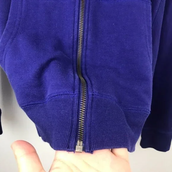 Champion women Zip up purple Hoodie S - Picture 6 of 13